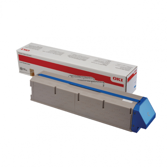 Oki 45536507 Cyan Original Toner Cartridge - High Capacity (45536507) 